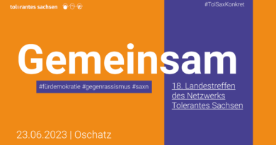 23.06. | Gemeinsam stark für Demokratie in Sachsen – 18. Landestreffen des Netzwerks Tolerantes Sachsen | Oschatz