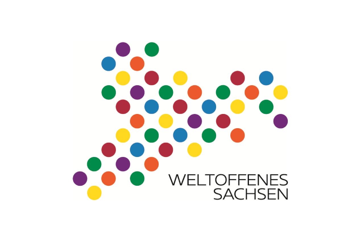 Das Logo des Förderprogramms Weltoffenes Sachsen