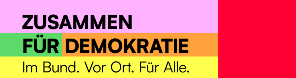 Logo Zusammen für Demokratie