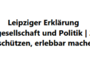 Leipziger Erklärung fordert „aktiven Schutz“ der Demokratie