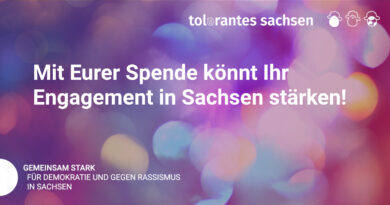 Jetzt spenden für Engagement in Sachsen!