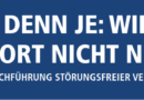 Wichtiger denn je: Wir lassen uns das Wort nicht nehmen! Empfehlungen für die Durchführung störungsfreier Veranstaltungen