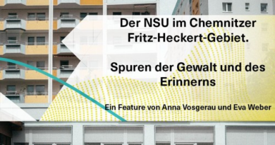 Rundgang zum Nachhören: Der NSU im Chemnitzer Fritz-Heckert-Gebiet. Spuren der Gewalt und des Erinnerns.